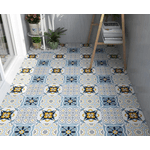 Casa si Gradina - Decoratiuni - Tapet - Set 12 placi autocolante din vinil 30 x 30 cm rezistente la apa model FLORAL Multicolor DP0201 - Infinity.ro