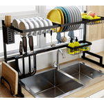 Casa si Gradina - Bucatarie si vesela - Organizare si depozitare bucatarie - Suporturi tacamuri si vase - Organizator pentru uscat vasele 85 CM - Infinity.ro