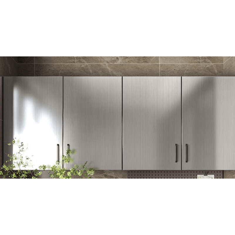 Casa si Gradina - Decoratiuni - Tapet - Set 2 Folii ARGINTII autocolante imitatie INOX 60 x 300 cm - Infinity.ro