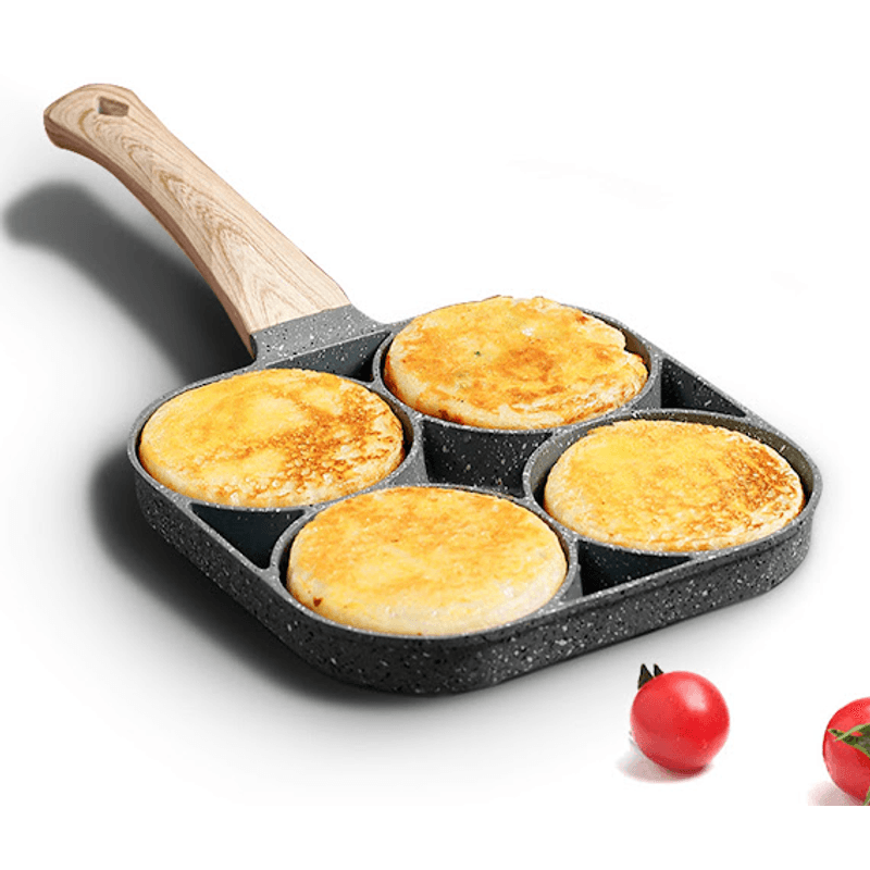 Casa si Gradina - Bucatarie si vesela - Vase pentru gatit - Tigai si seturi - Tigaie antiaderenta cu 4 compartimente in forma de cerc - Infinity.ro