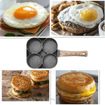 Casa si Gradina - Bucatarie si vesela - Vase pentru gatit - Tigai si seturi - Tigaie antiaderenta cu 4 compartimente in forma de cerc - Infinity.ro