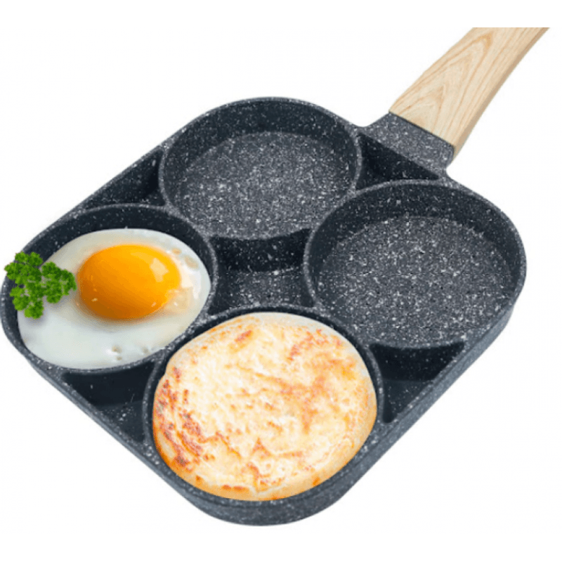 Casa si Gradina - Bucatarie si vesela - Vase pentru gatit - Tigai si seturi - Tigaie antiaderenta cu 4 compartimente in forma de cerc - Infinity.ro