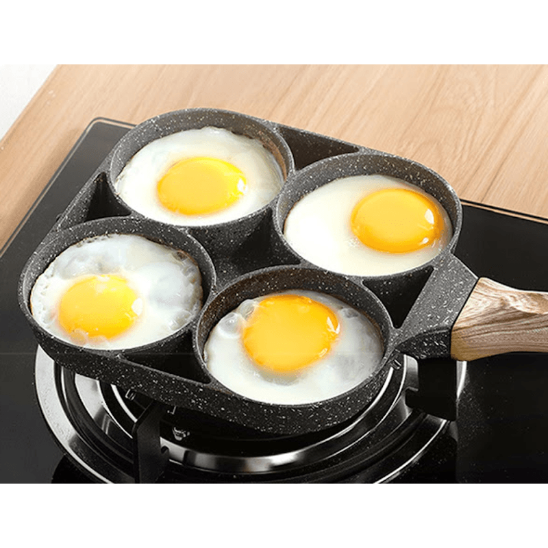 Casa si Gradina - Bucatarie si vesela - Vase pentru gatit - Tigai si seturi - Tigaie antiaderenta cu 4 compartimente in forma de cerc - Infinity.ro