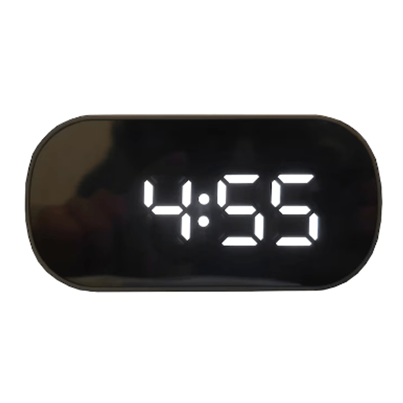 Casa si Gradina - Decoratiuni - Ceasuri - Ceas electronic A118 design modern afisaj LCD alb - Infinity.ro