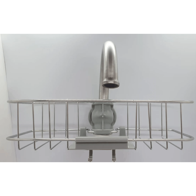 Casa si Gradina - Sanitare - Instalatii hidro - Robineti - Organizator pentru chiuveta cu prindere pe robinet, otel inoxidabil - Infinity.ro