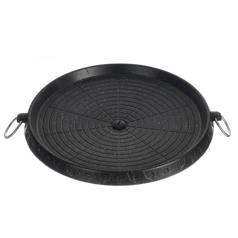 Casa si Gradina - Bucatarie si vesela - Vase pentru gatit - Tigai si seturi - Tigaie rotunda pentru gratar Aorlis AO-78288 de 32cm strat antiaderent - Infinity.ro