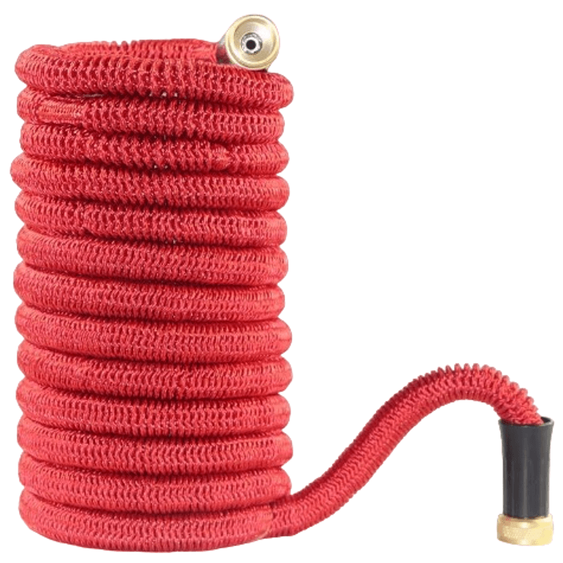 Casa si Gradina - Gradinarit si plante - Instalatii si accesorii pentru irigatii - Furtunuri de gradina si accesorii - Furtun extensibil pentru gradina SUPER HOSE  50 FT = 15 m Rosu - Infinity.ro