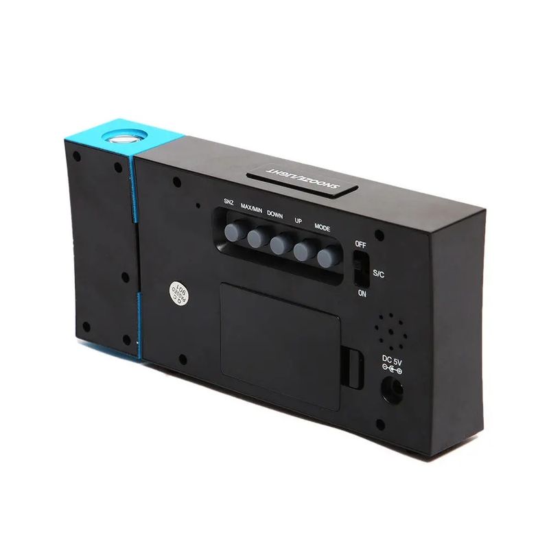 TV, Audio-Video si Foto - Optica, astronomie si metrologie - Meteorologie - Statii meteorologice - Ceas Meteo 8290 BLUE cu Proiectie LED Rosie Alarma si Temperatura - Infinity.ro