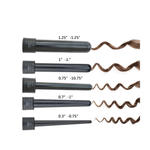 Ingrijire personala si Cosmetice - Aparate & accesorii ingrijire personala - Hair styling - Ondulatoare - Ondulator 6 in 1 invelis ceramic 2 trepte temperatura 230 grade Manusa Negru - Infinity.ro