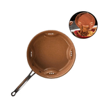 Casa si Gradina - Bucatarie si vesela - Vase pentru gatit - Tigai si seturi - Tigaie portocalie rotunda cu aer - Infinity.ro