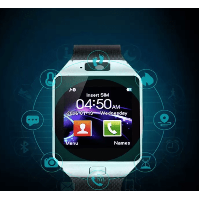 Casa si Gradina - Electrice - Ceasuri si statii meteo - Ceas smart V5 Bluetooth SIM ecran LED - Infinity.ro