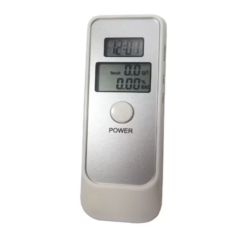 Ingrijire personala si Cosmetice - Teste medicale rapide - Testere alcoolemie - Tester de Alcoolemie digital functie de ceas cronometru Alb - Infinity.ro