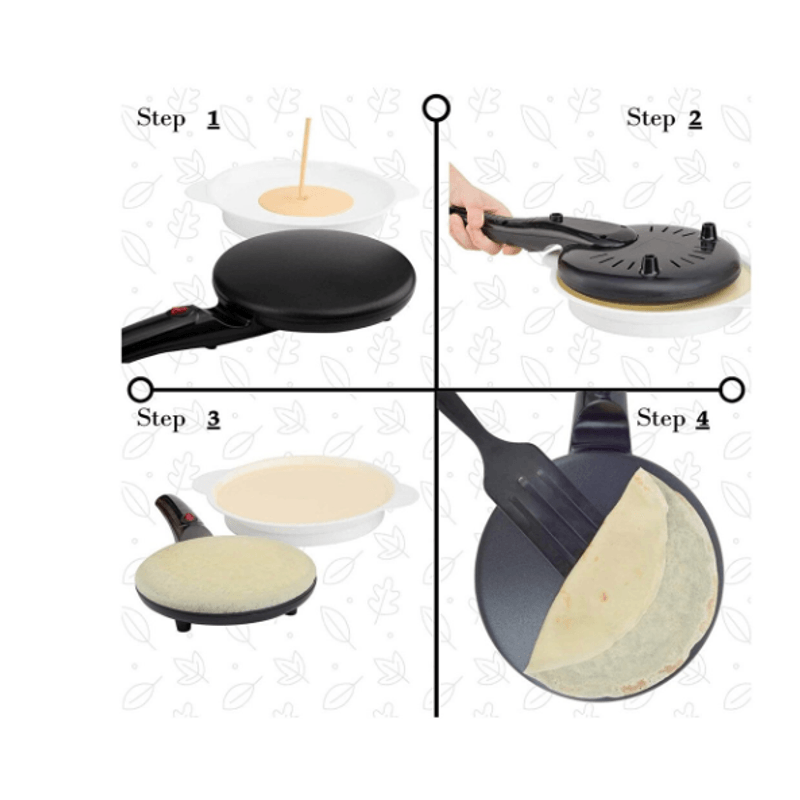 Casa si Gradina - Bucatarie si vesela - Vase pentru gatit - Tigai si seturi - Tigaia electrica pentru clatite 20 cm NEAGRA - Infinity.ro