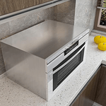 Casa si Gradina - Decoratiuni - Tapet - Set 2 Folii ARGINTII autocolante imitatie INOX 60 x 300 cm - Infinity.ro
