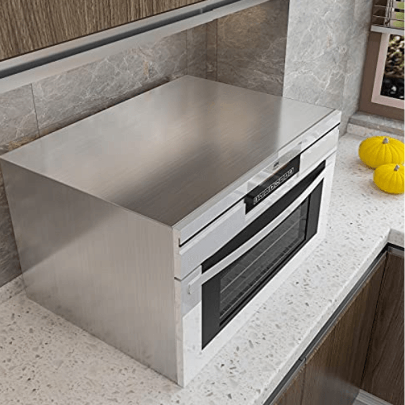 Casa si Gradina - Decoratiuni - Tapet - Set 2 Folii ARGINTII autocolante imitatie INOX 60 x 300 cm - Infinity.ro