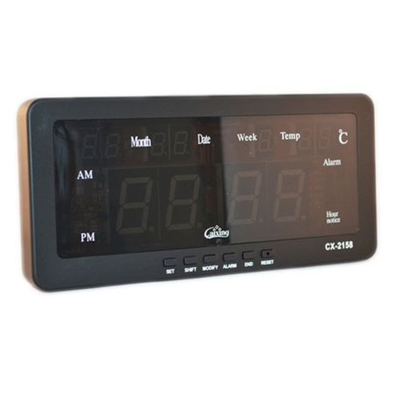 Casa si Gradina - Decoratiuni - Ceasuri - Ceas digital LED  CX-2158 cu functie de alarma data temperatura - Infinity.ro