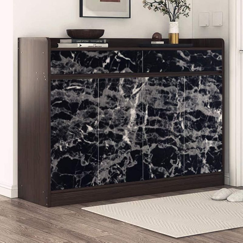 Casa si Gradina - Decoratiuni - Tapet - Set 2 X Autocolant Marmura NEGRU CU ALB 60 x 200 Autoadeziv Rezistent pentru Mobila - Infinity.ro