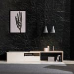 Casa si Gradina - Decoratiuni - Tapet - Set 2 X Autocolant Marmura NEGRU CU ALB 60 x 200 Autoadeziv Rezistent pentru Mobila - Infinity.ro