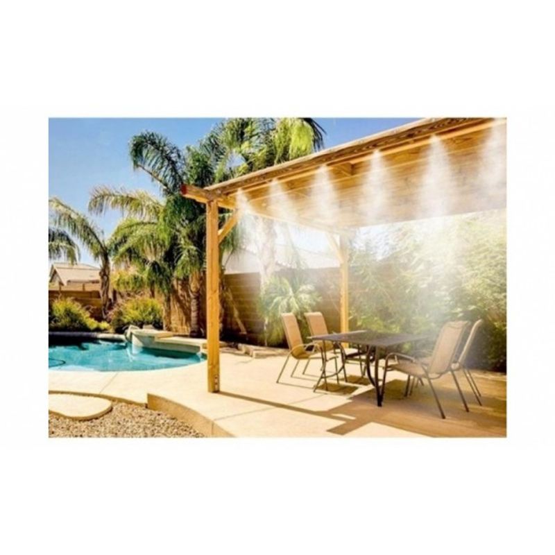 Casa si Gradina - Gradinarit si plante - Instalatii si accesorii pentru irigatii - Furtunuri de gradina si accesorii - KIT Furtun Terasa 15 duze lungime 15 metri INTERCONECTABIL - Infinity.ro