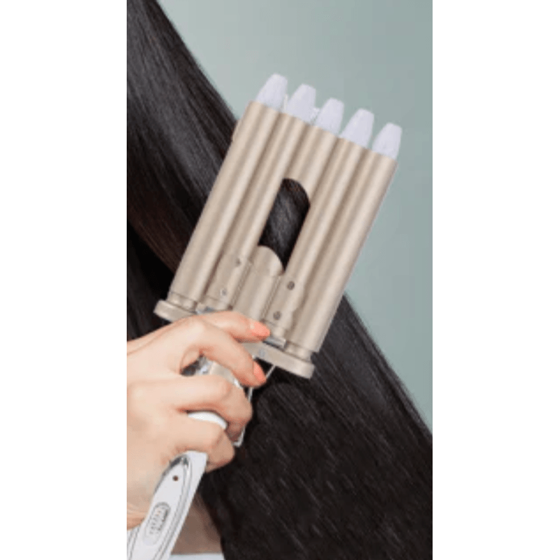 Ingrijire personala si Cosmetice - Aparate & accesorii ingrijire personala - Hair styling - Ondulatoare - Ondulator Profesional cu 5 Cilindri de 30mm Andowl Q M28 - Infinity.ro