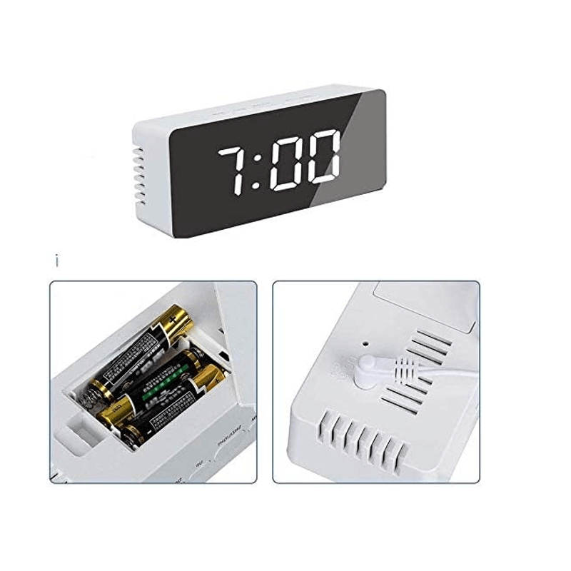 Casa si Gradina - Decoratiuni - Ceasuri - Ceas digital led mirror clock DS-3658L afisaj ROSU - Infinity.ro