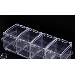 Casa si Gradina - Mobilier - Organizare si depozitare - Organizatoare pentru sertare si dulapuri - Organizator cu 4 recipiente transparente pentru condimente - Infinity.ro