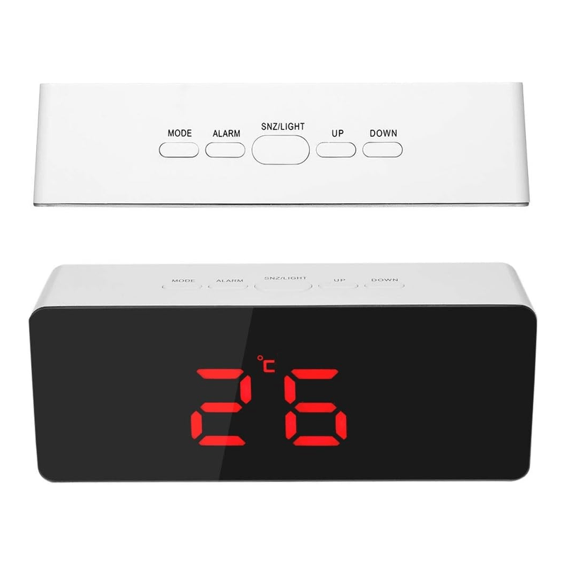 Casa si Gradina - Decoratiuni - Ceasuri - Ceas digital led mirror clock DS-3658L afisaj ROSU - Infinity.ro