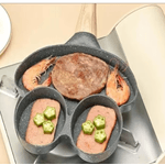 Casa si Gradina - Bucatarie si vesela - Vase pentru gatit - Tigai si seturi - Tigaie antiaderenta cu 3 compartimente forma de broscuta - Infinity.ro