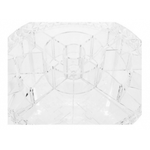 Casa si Gradina - Mobilier - Organizare si depozitare - Organizatoare pentru sertare si dulapuri - Organizator cosmetice rotativ 360 grade 27x34 cm - Infinity.ro