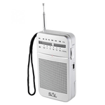 TV, Audio-Video si Foto - Portabile audio - Radio - Radio portabil de buzunar, vertical, AM/FM, mufa casti, argintiu, SAL RPC 4 - Infinity.ro