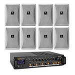 TV, Audio-Video si Foto - Home cinema si Soundbar - Sisteme audio - Sistem boxe perete JBL Control 23-1 alb, Bluetooth, USB, FM - Infinity.ro