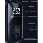 Auto si Moto - Reparatii si depanare - Compresoare auto - Compresor digital multifunctional portabil cu fir si incarcare la bricheta plus lumina de urgenta LED - Infinity.ro