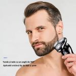 Ingrijire personala si Cosmetice - Aparate & accesorii ingrijire personala - Aparate de ras si tuns - Aparate de ras electrice - WAIKIL Aparat de ras electric 3 in 1, incarcare USB, reincarcabil, triplu lama, impermeabil pentru barbati - Infinity.ro