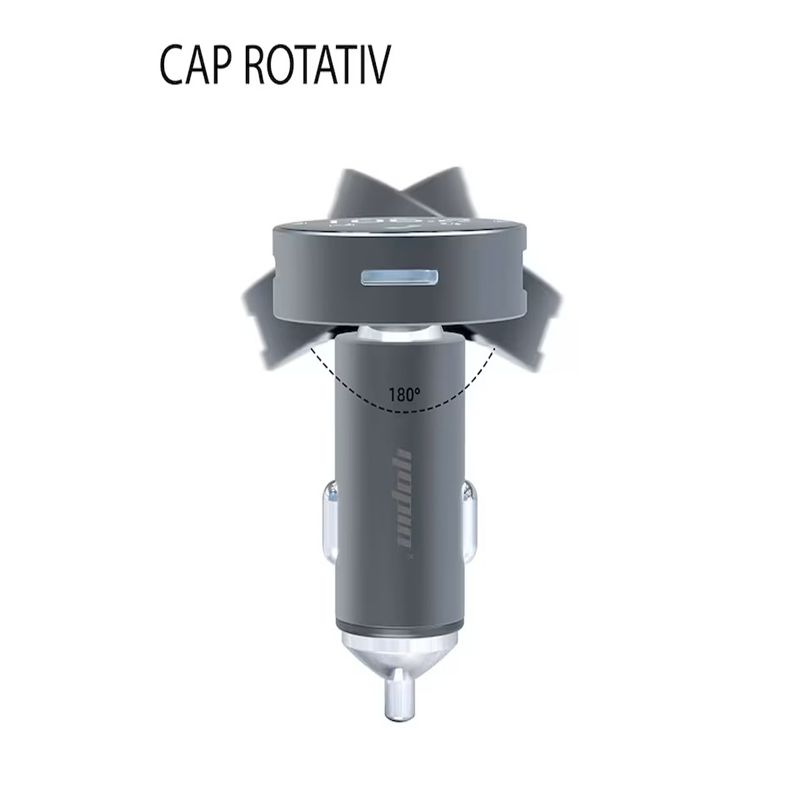 Auto si Moto - Electronice auto - Accesorii electronice auto - Modulator Car FM Transmitter USB 3.0 Bluetooth 5.0 HandsFree Touch Screen - Infinity.ro