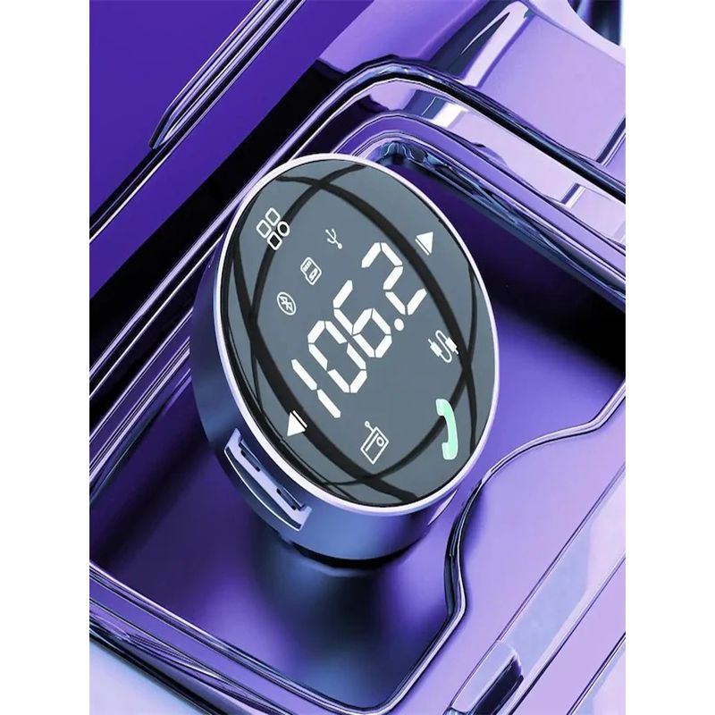 Auto si Moto - Electronice auto - Accesorii electronice auto - Modulator Car FM Transmitter USB 3.0 Bluetooth 5.0 HandsFree Touch Screen - Infinity.ro