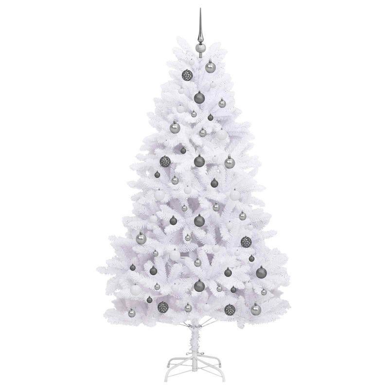 Casa si Gradina - Decoratiuni - Decoratiuni de sezon - Brad de Craciun artificial 106 x 106 x 210 cm PVC si Metal - Infinity.ro