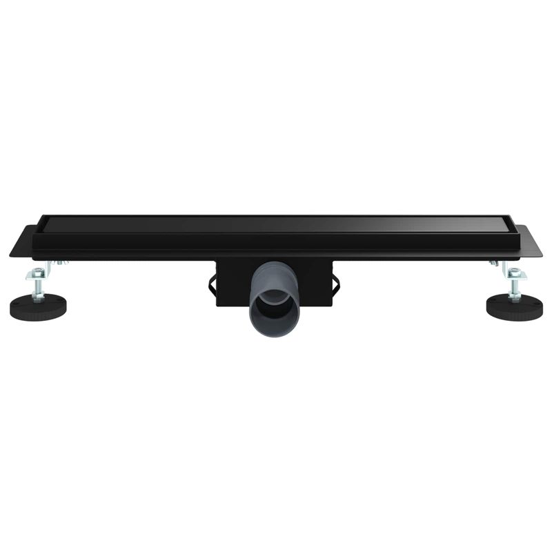 Casa si Gradina - Constructii - Materiale constructii - Sisteme de scurgere - 2 in 1 Drenaj pentru dus Negru 50 cm Otel inoxidabil 304 - Infinity.ro