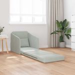 Casa si Gradina - Mobilier - Canapele si coltare - Canapele - Canapea Plianta cu Pat Gri deschis 65 x 80 x 83 cm Catifea - Infinity.ro