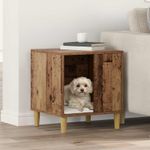 Petshop - Accesorii petshop - Culcusuri si custi - Custi interior si exterior - Casa pentru caini Lemn vechi 44 x 42 x 49 cm Lemn compozit - Infinity.ro