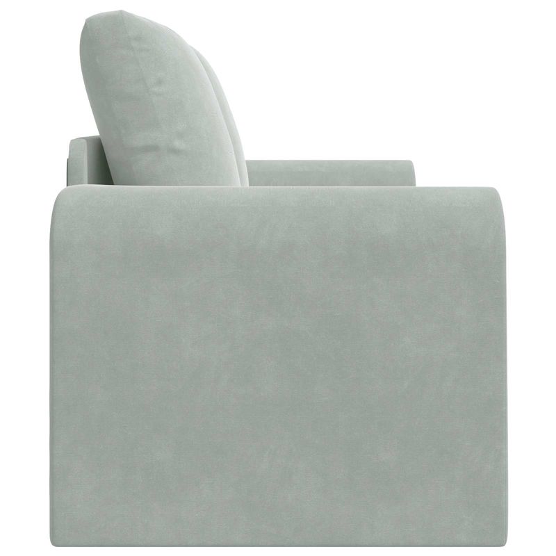 Casa si Gradina - Mobilier - Canapele si coltare - Canapele - Canapea Plianta cu Pat Gri deschis 148 x 71 x 83 cm Catifea - Infinity.ro
