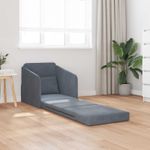 Casa si Gradina - Mobilier - Canapele si coltare - Canapele - Canapea Plianta cu Pat Gri inchis 65 x 80 x 83 cm Catifea - Infinity.ro
