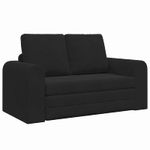 Casa si Gradina - Mobilier - Canapele si coltare - Canapele - Canapea Plianta cu Pat Negru 148 x 71 x 83 cm Catifea - Infinity.ro
