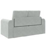 Casa si Gradina - Mobilier - Canapele si coltare - Canapele - Canapea Plianta cu Pat Gri deschis 148 x 71 x 83 cm Catifea - Infinity.ro