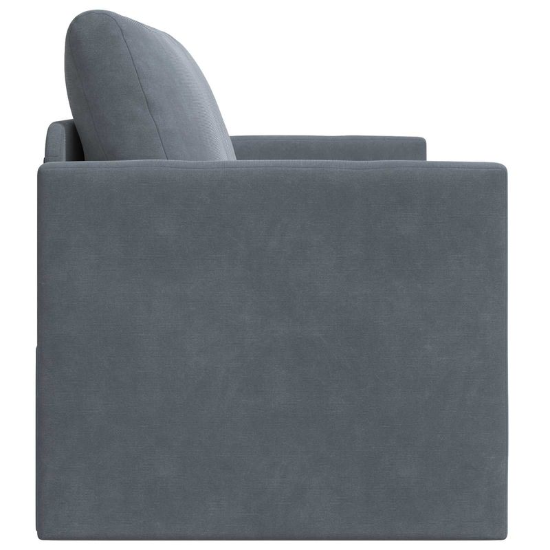Casa si Gradina - Mobilier - Canapele si coltare - Canapele - Canapea Plianta cu Pat Gri inchis 124 x 71 x 78 cm Catifea - Infinity.ro