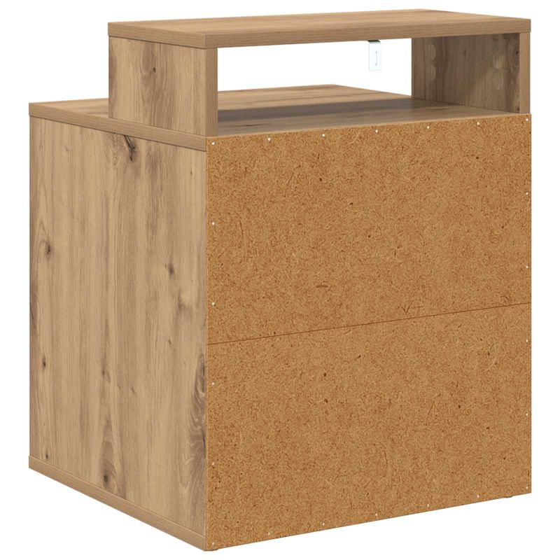Petshop - Accesorii petshop - Culcusuri si custi - Custi interior si exterior - Casa pentru pisici Stejar artizanal 42,5 x 40 x 53,5 cm - Infinity.ro