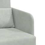 Casa si Gradina - Mobilier - Canapele si coltare - Canapele - Canapea Plianta cu Pat Gri deschis 65 x 80 x 83 cm Catifea - Infinity.ro