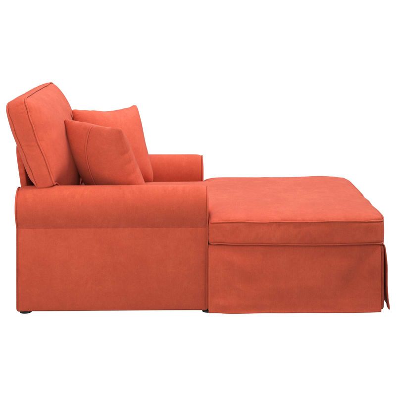 Casa si Gradina - Mobilier - Scaune si fotolii - Fotolii - Fotoliu cu fusta Rosu portocalie 91 x 157 x 91 cm - Infinity.ro