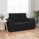 Casa si Gradina - Mobilier - Canapele si coltare - Canapele - Canapea Plianta cu Pat Negru 148 x 71 x 83 cm Catifea - Infinity.ro