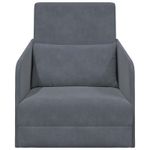Casa si Gradina - Mobilier - Canapele si coltare - Canapele - Canapea Plianta cu Pat Gri inchis 65 x 80 x 83 cm Catifea - Infinity.ro