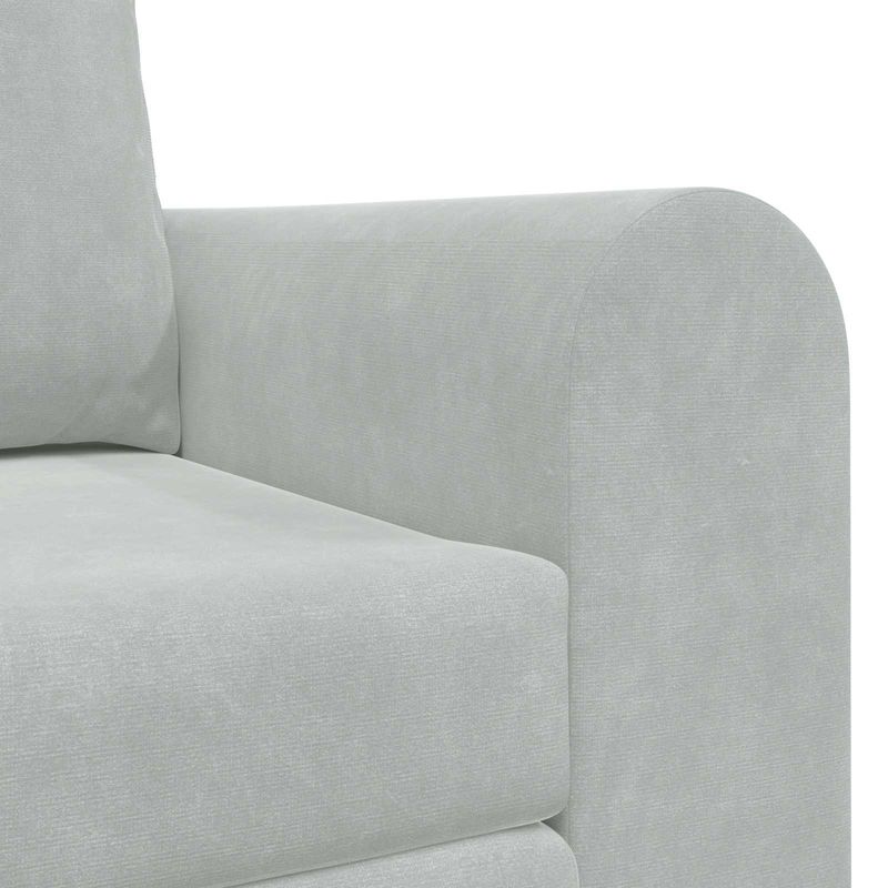 Casa si Gradina - Mobilier - Canapele si coltare - Canapele - Canapea Plianta cu Pat Gri deschis 148 x 71 x 83 cm Catifea - Infinity.ro